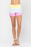 Somewhere Over The Rainbow Judy Blue Shorts