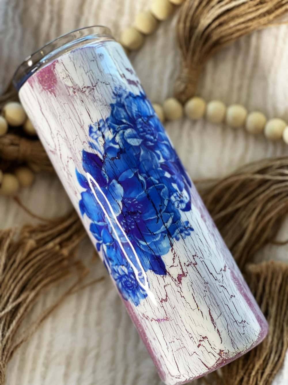 Floral Shabby Tumbler