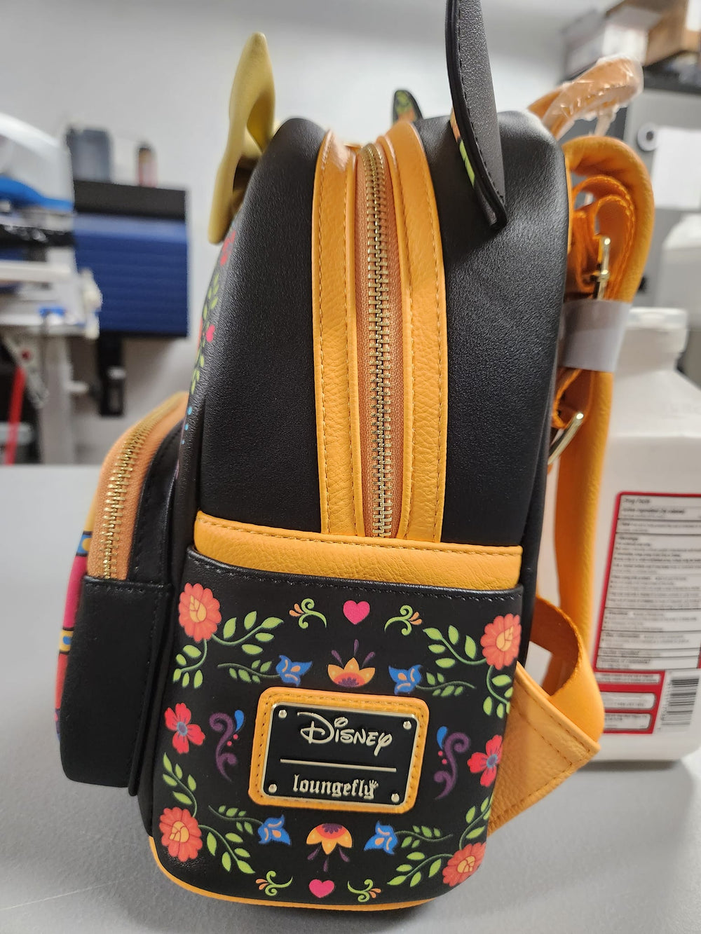 Loungefly Minnie Mouse Dia De Los Muertos Sugar Skull Mini Backpack-EXCLUSIVE