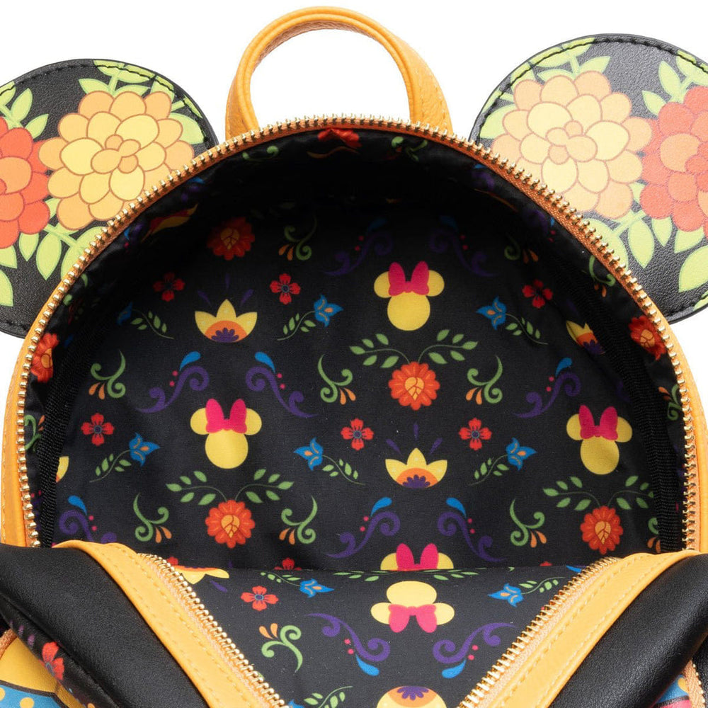 Loungefly Minnie Mouse Dia De Los Muertos Sugar Skull Mini Backpack-EXCLUSIVE