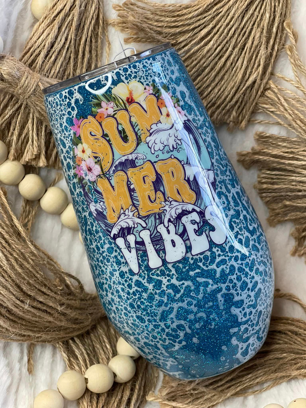 Summer Vibes Wine Tumbler