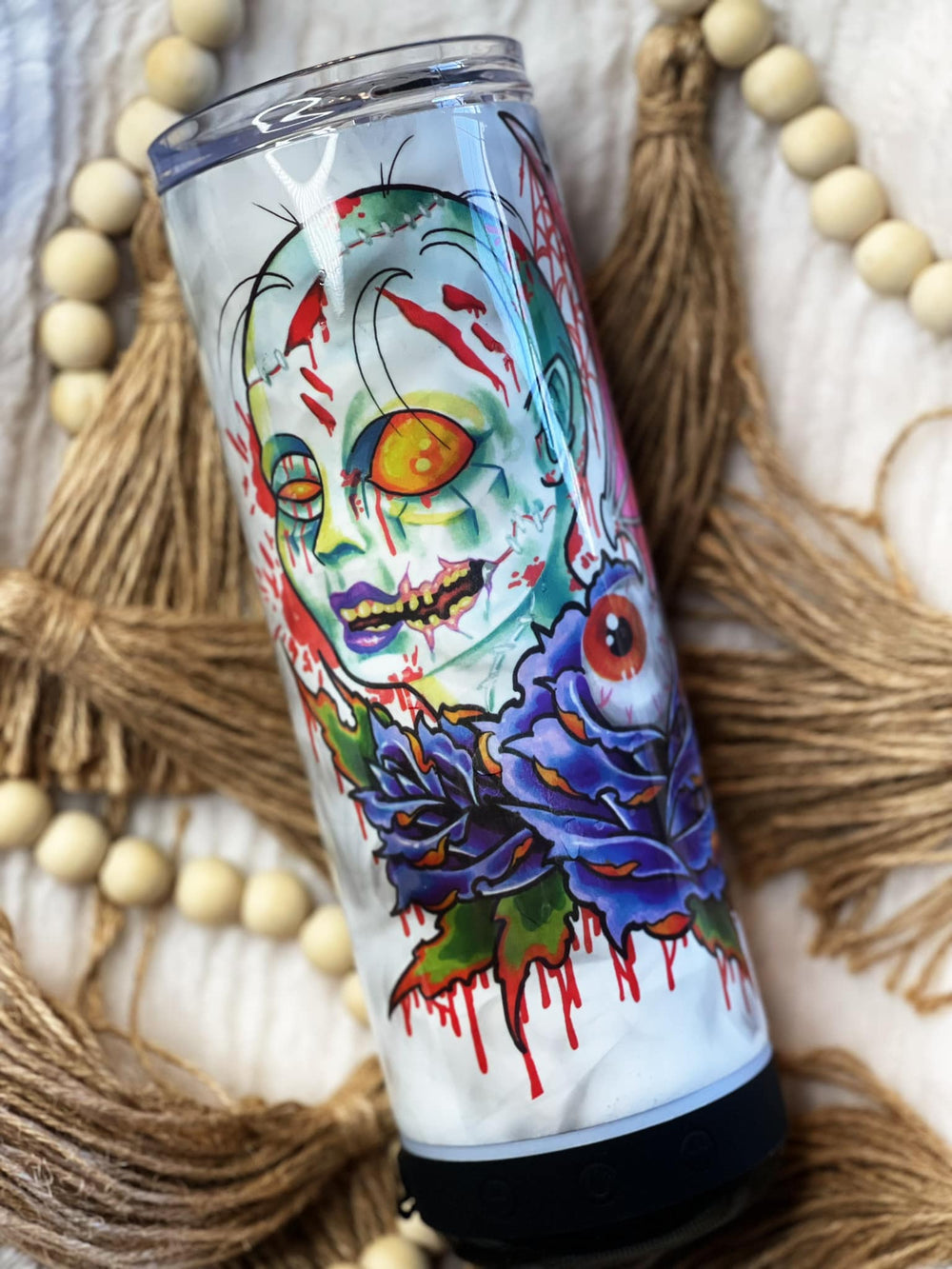 Horror Halloween Speaker Tumbler