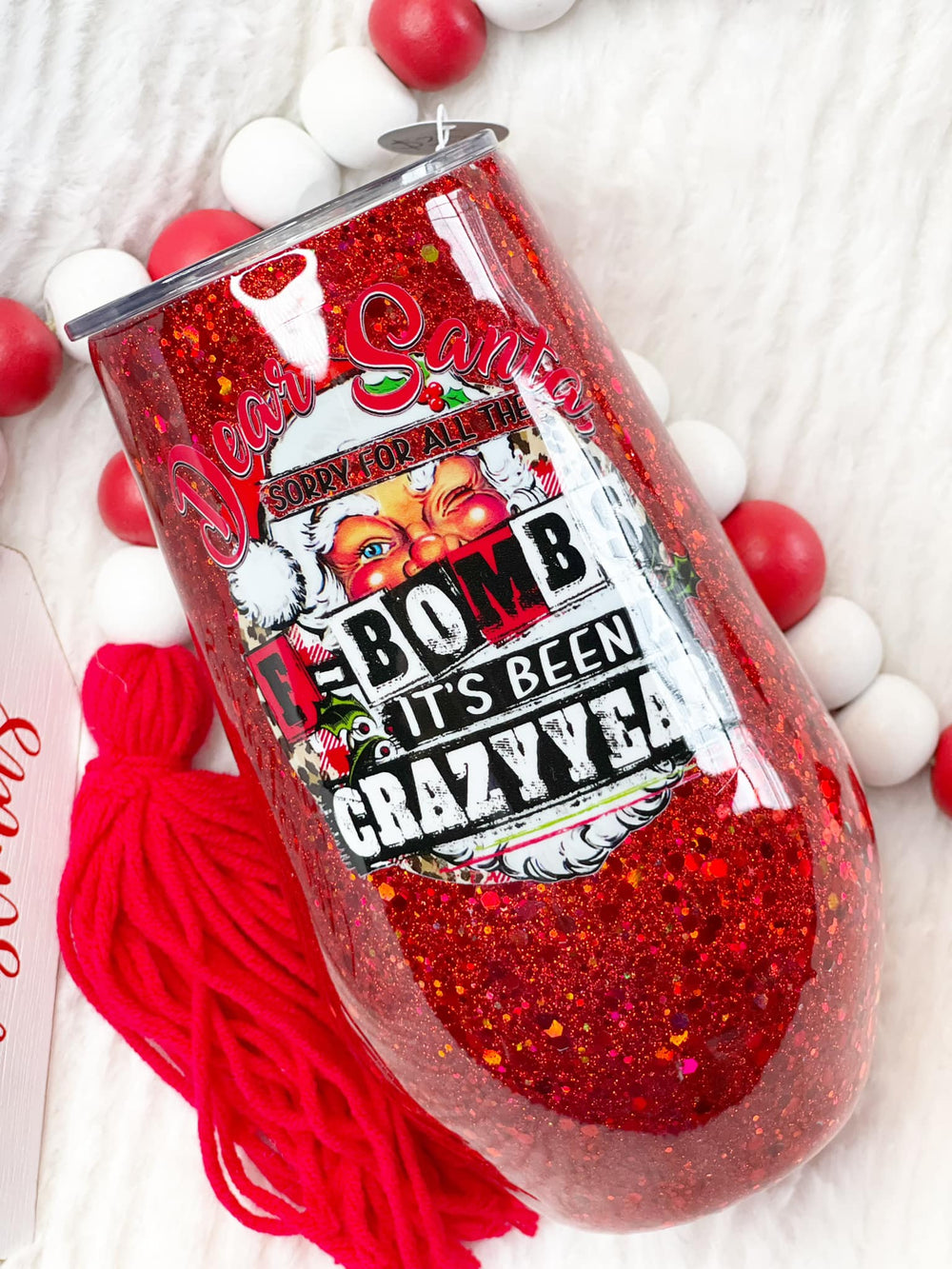 Dear Santa Wine Tumbler