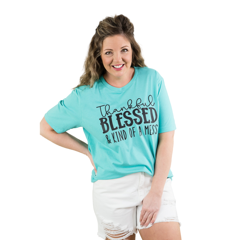 Thankful Blessed Tee