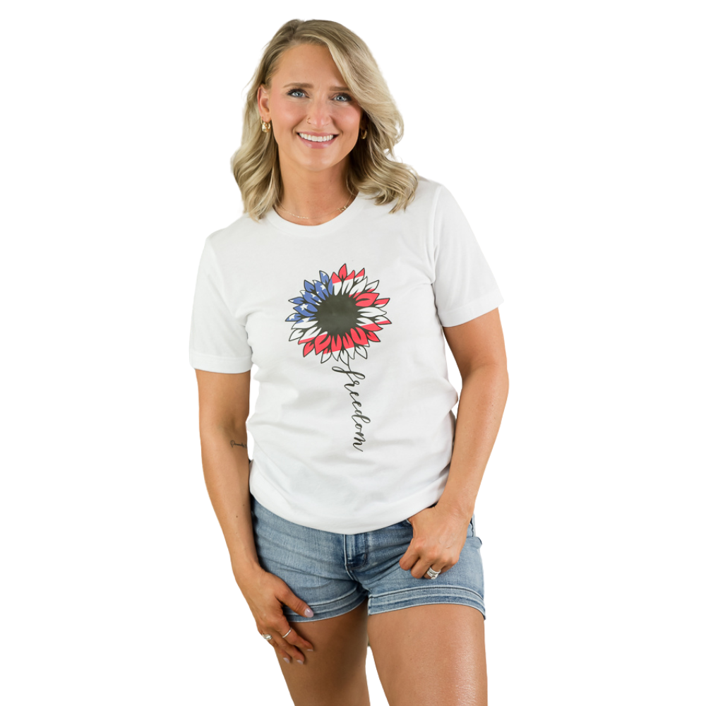 Freedom Sunflower Tee