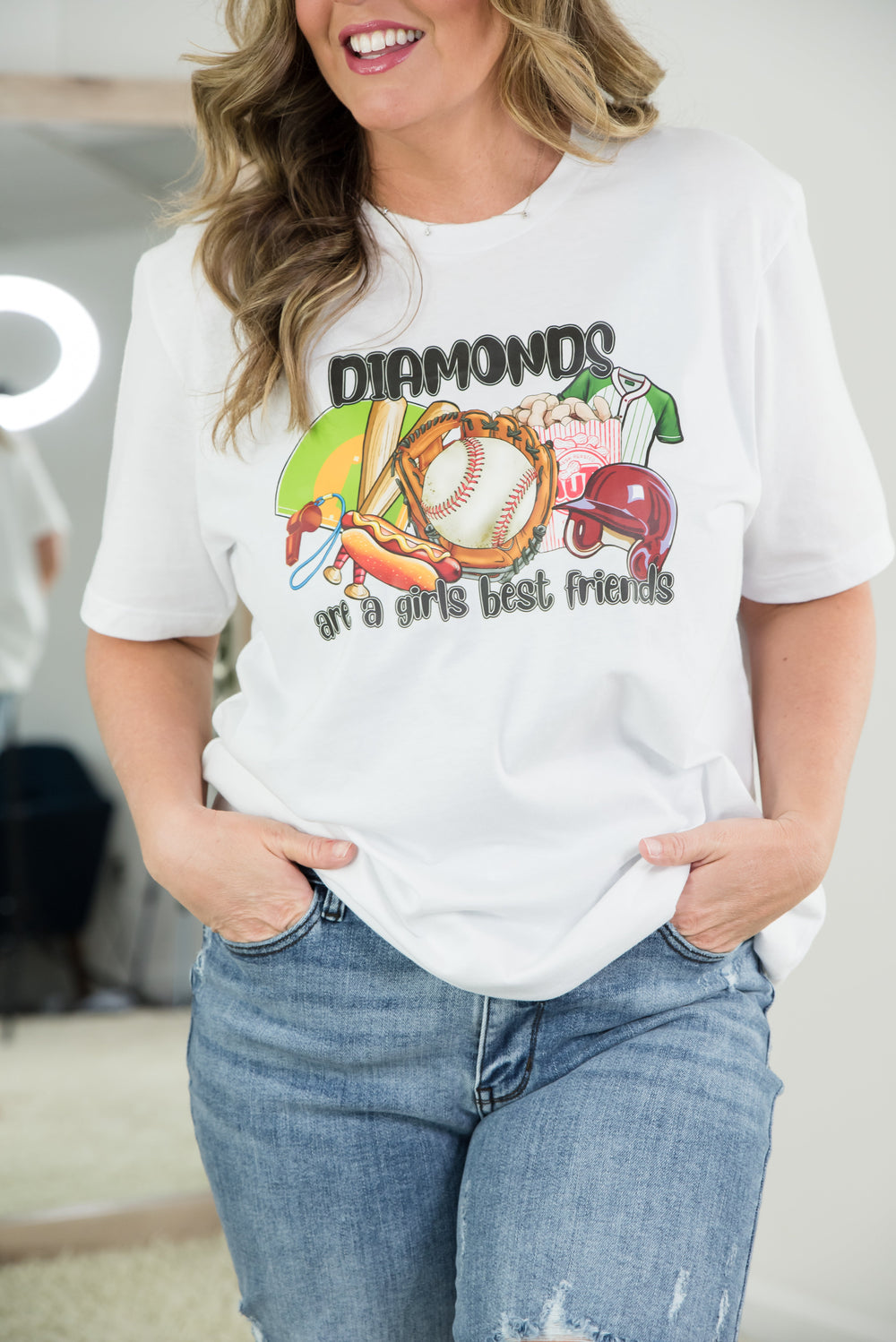 Diamonds Are a Girl's Best Friend Tee