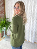 Pocket of Love Top in Olive