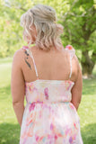 Watercolor Floral Dress