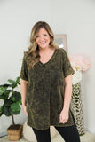 Speak the Truth Top in Olive