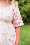 Elegant and Sweet Floral Dress