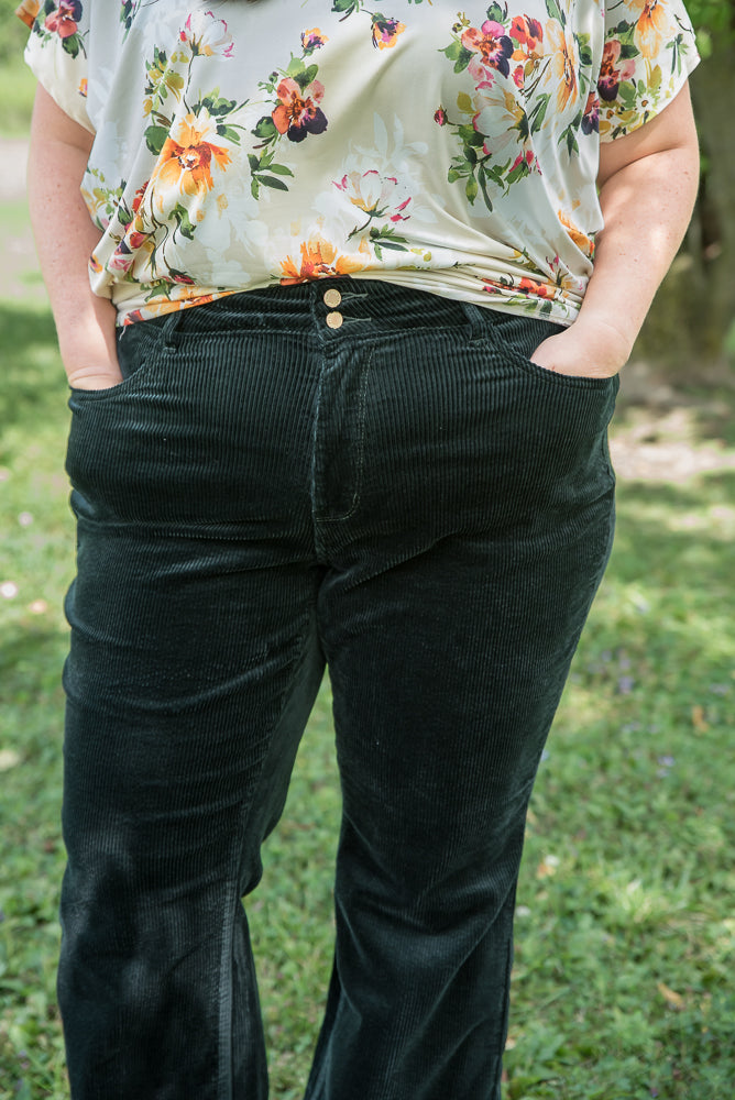 Emerald Isle Corduroy Judy Blue Trousers