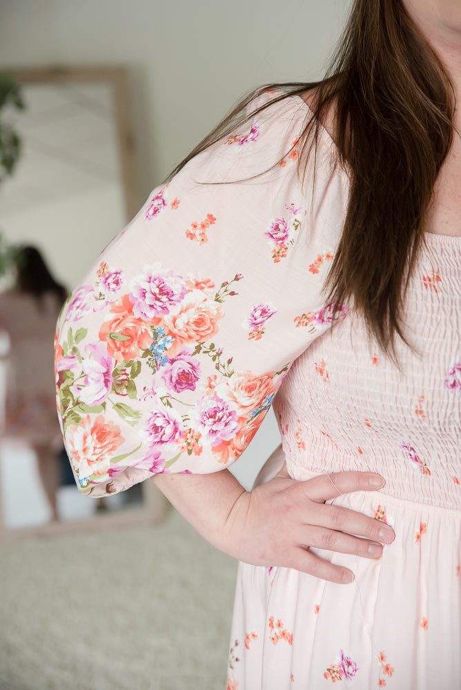 Elegant and Sweet Floral Dress