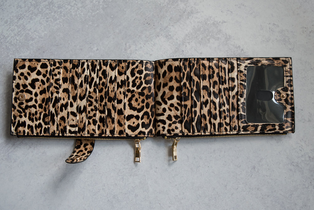 Rich Girl Wallet in Leopard