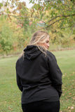 Mama of Both Graphic Hoodie in Black