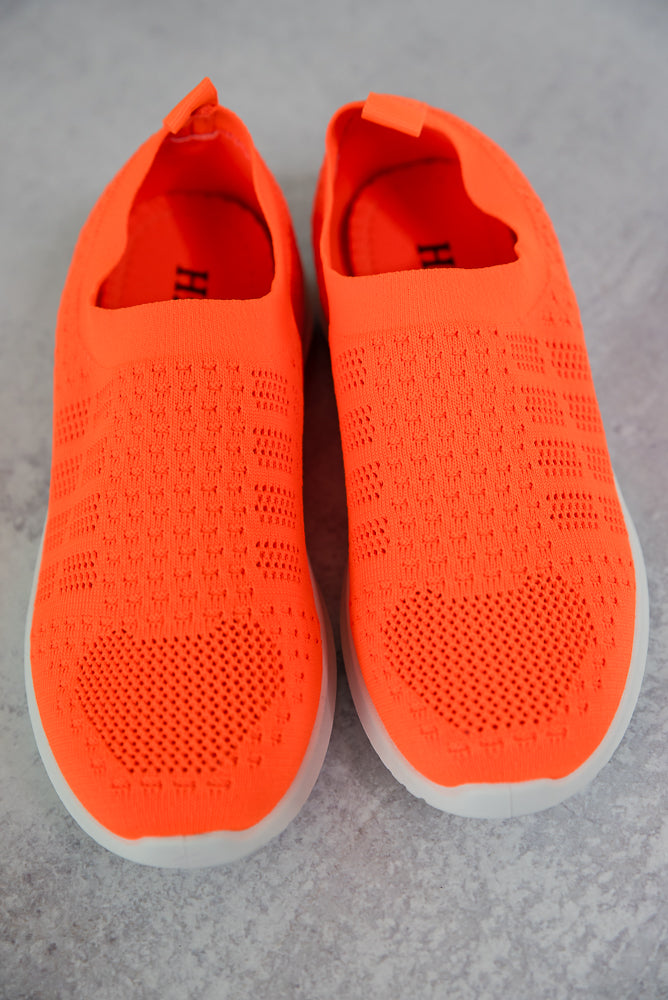 My Slip On Sneakers in Orange