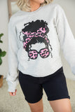 Pink Leopard Lady Crewneck