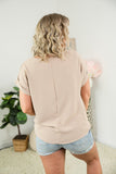 Think Out Loud Top in Taupe