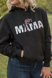 Girl Mama Graphic Hoodie in Black