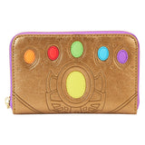 LF MARVEL SHINE THANOS GAUNTLET ZIP AROUND WALLET