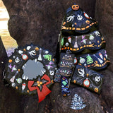 Nightmare Before Christmas Wreath String Lights Glow Crossbody Bag