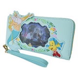 The Little Mermaid Princess Series Lenticular Zip Around Wristlet Wallet