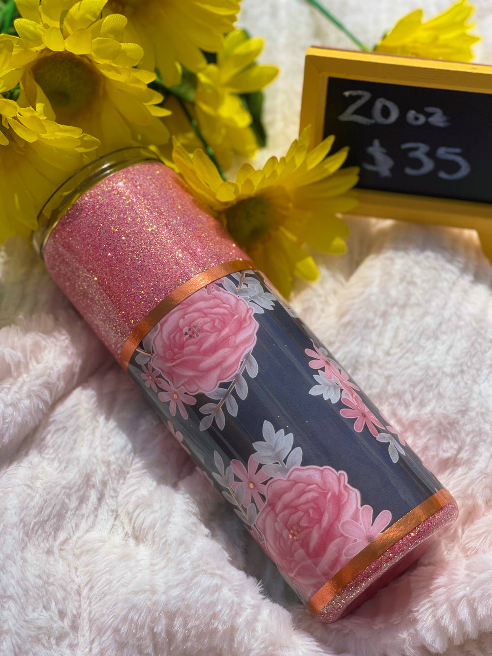 Floral Beauty Tumbler 20oz