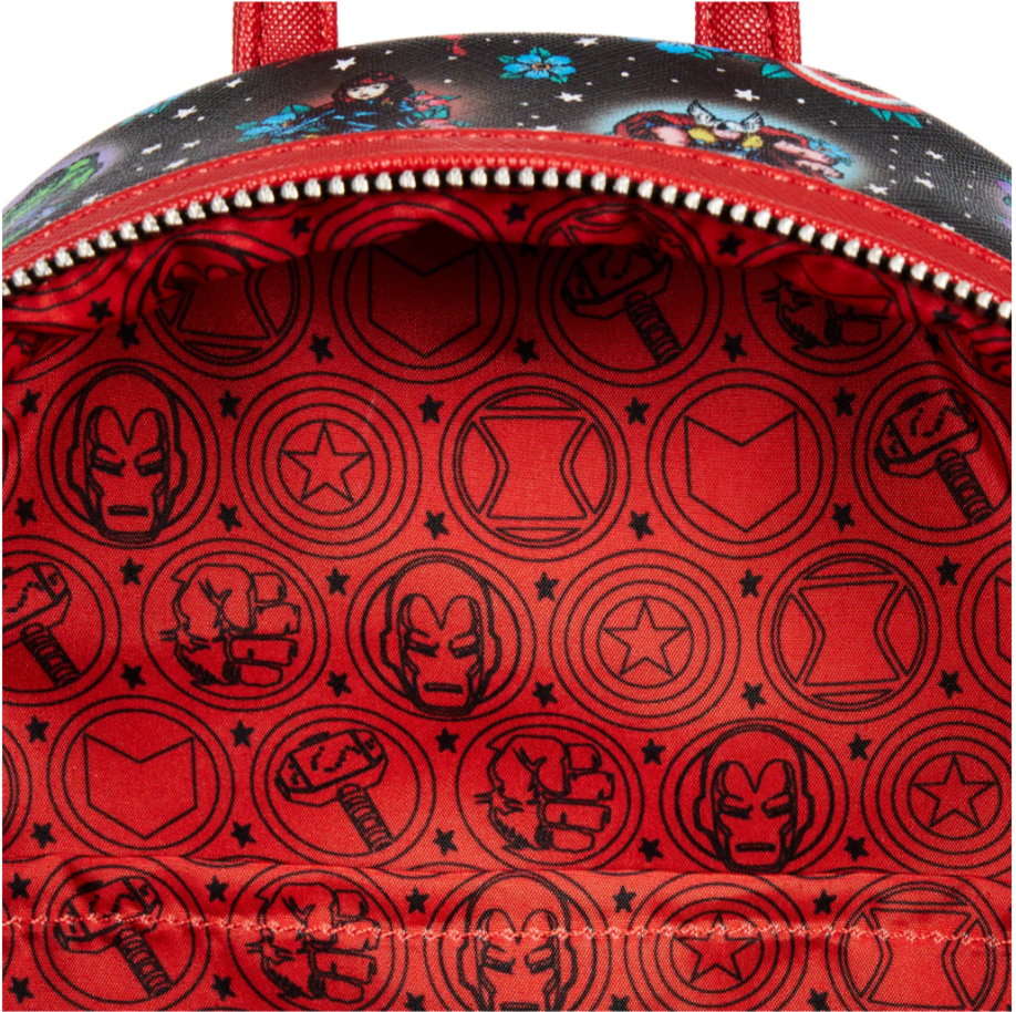 Avengers Floral Tattoo Mini Backpack